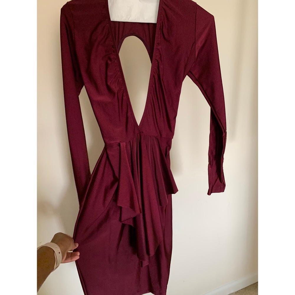 Wine Colored Dress